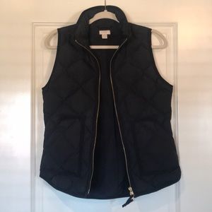 J. Crew Black Vest
